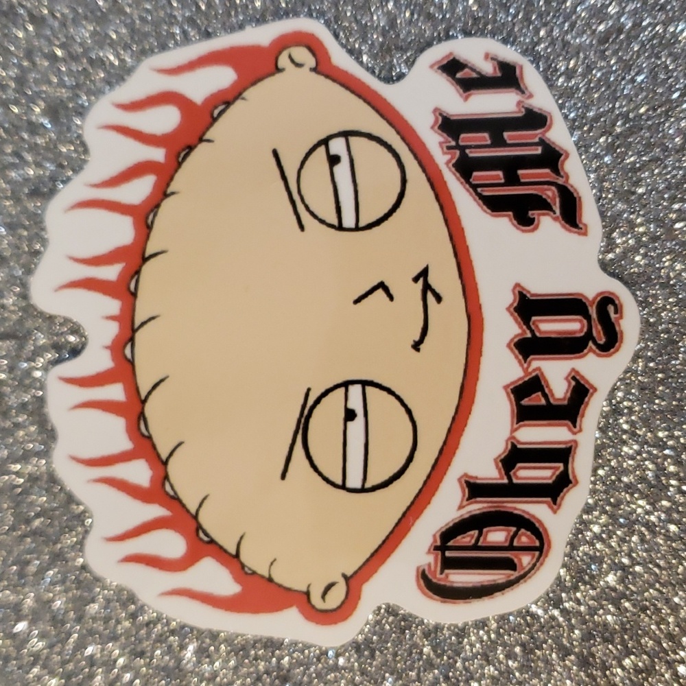 FAMILY GUY Stewie WATERPOOF Sticker